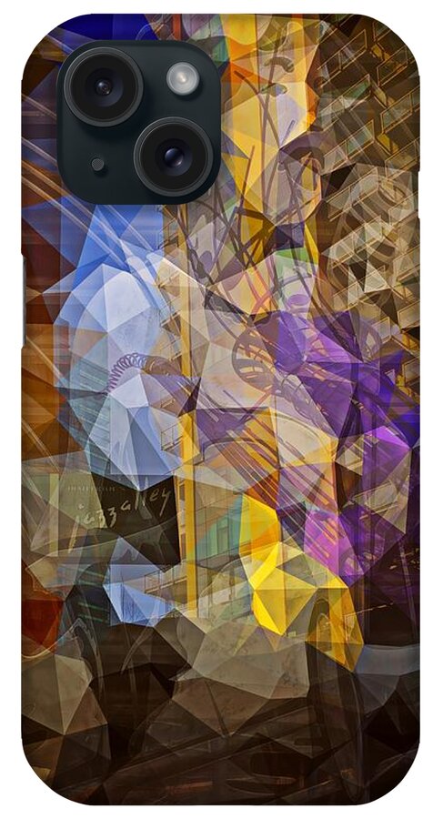 Jazz iPhone Case featuring the photograph Jazz Alley Abstract by Jerry Abbott