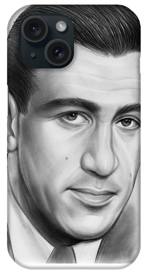 Jd Salinger iPhone Case featuring the drawing JD Salinger by Greg Joens