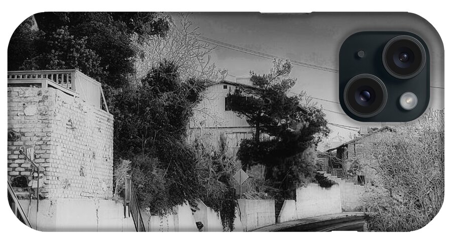 Photograph Road Black White Town iPhone Case featuring the photograph Jerome, Arizona by Beverly Read
