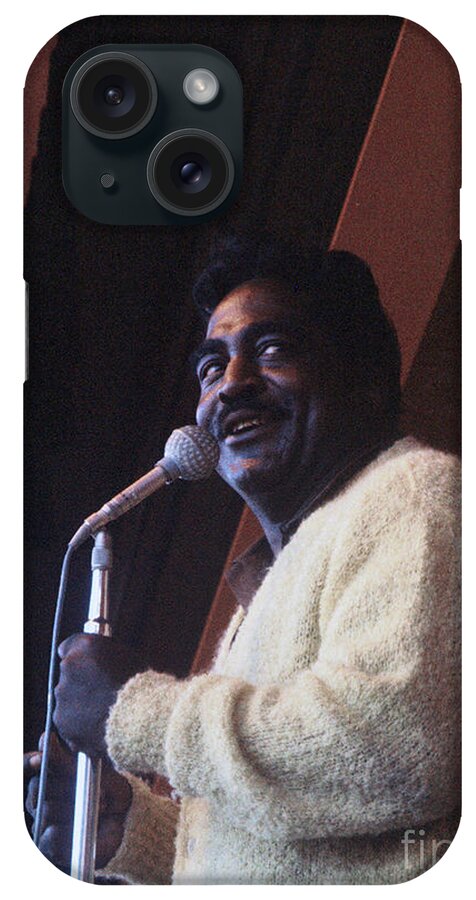 Jimmy Witherspoon iPhone Case featuring the photograph Jimmy Witherspoon B307 by Robert K Blaisdell