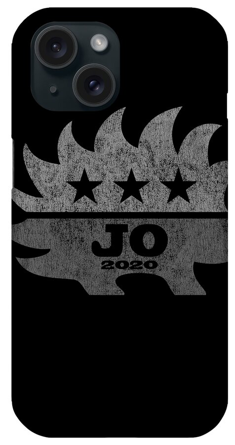 Liberatarian iPhone Case featuring the digital art Jo Jorgensen Greyed Out Libertarian President 2020 by Flippin Sweet Gear