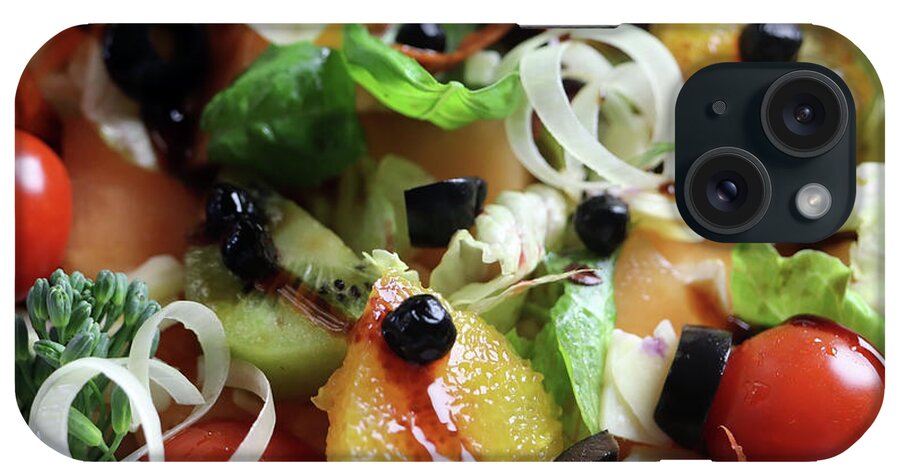 Salad iPhone Case featuring the photograph Johannas Vitamin Salad by Johanna Hurmerinta