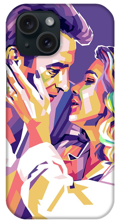John iPhone Case featuring the digital art John Cassavetes and Gena Rowlands by Movie World Posters