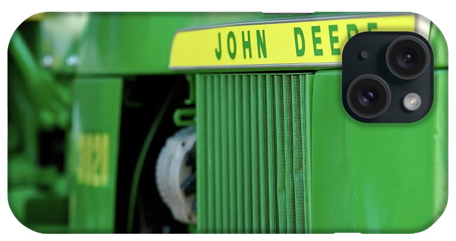 John Deere iPhone Case featuring the photograph John Deere 3020 by Lens Art Photography By Larry Trager