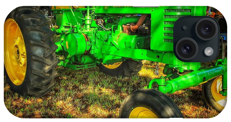Tractor iPhone Case featuring the photograph John Deere G High Crop by Mike Eingle