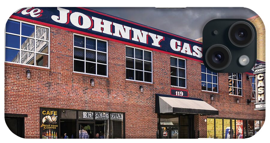 Johnny Cash iPhone Case featuring the photograph Johnny Cash Museum Nashville TN by Chris Smith