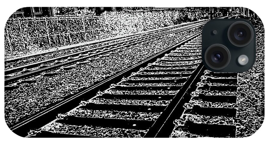 Train Tracks iPhone Case featuring the photograph Just about Now by Nick David