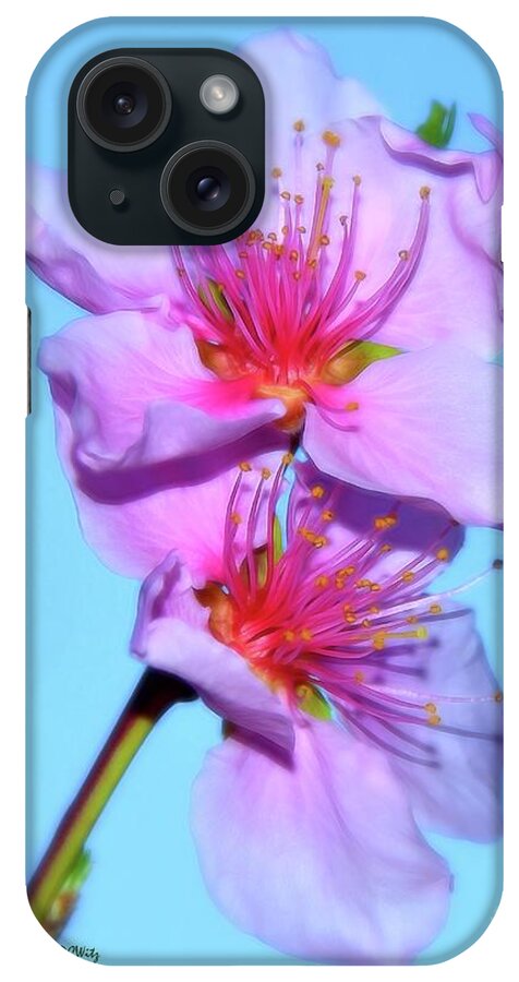 Just Peachy Flowers iPhone Case featuring the photograph Just Peachy Flowers by Patrick Witz