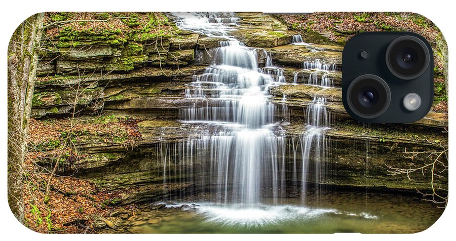 Water Falls iPhone Case featuring the photograph Framed by Ed Newell