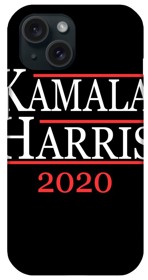Cool iPhone Case featuring the digital art Kamala Harris For President 2020 by Flippin Sweet Gear