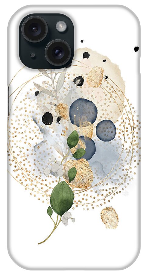 Botanical Art iPhone Case featuring the digital art Kash by Fifth Avenue Art Prints