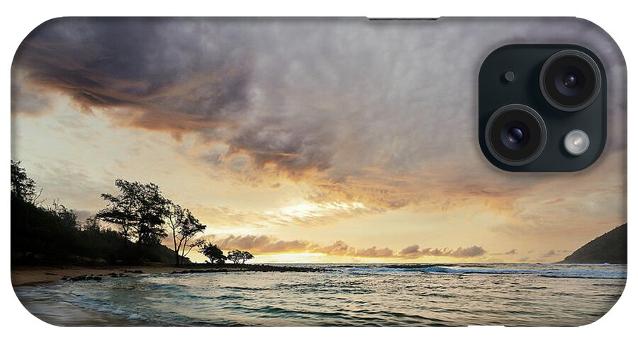 Nature iPhone Case featuring the photograph Kauai Sunrise Cloud Formation by Jon Glaser