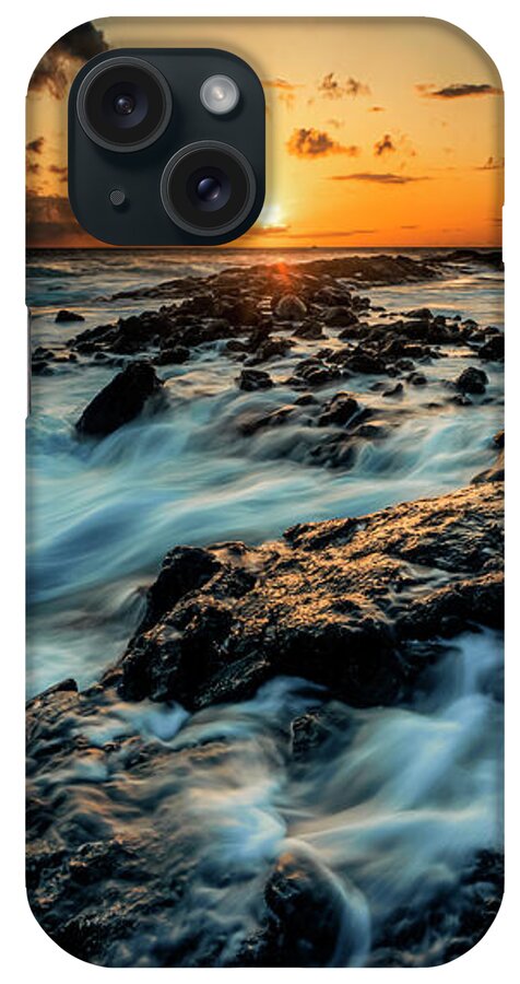 Hawaii iPhone Case featuring the photograph Keahole Flow by Christopher Johnson