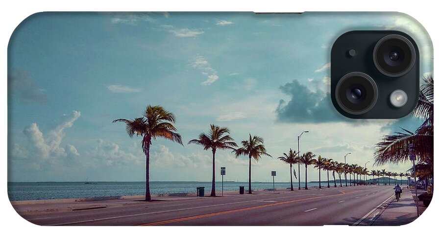 Key West iPhone Case featuring the photograph Key West Along The Road by Claudia Zahnd-Prezioso