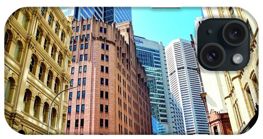 King Street Buildings iPhone Case featuring the photograph King Street Buildings in Sydney by Kirsten Giving