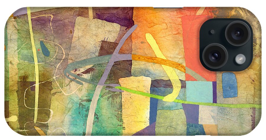 Kismet iPhone Case featuring the painting Kismet-Yellow by Hailey E Herrera
