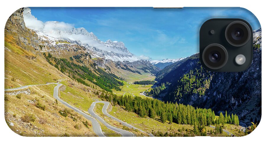 Landscape iPhone Case featuring the photograph Klausenpass Panorama, Switzerland by Rick Deacon