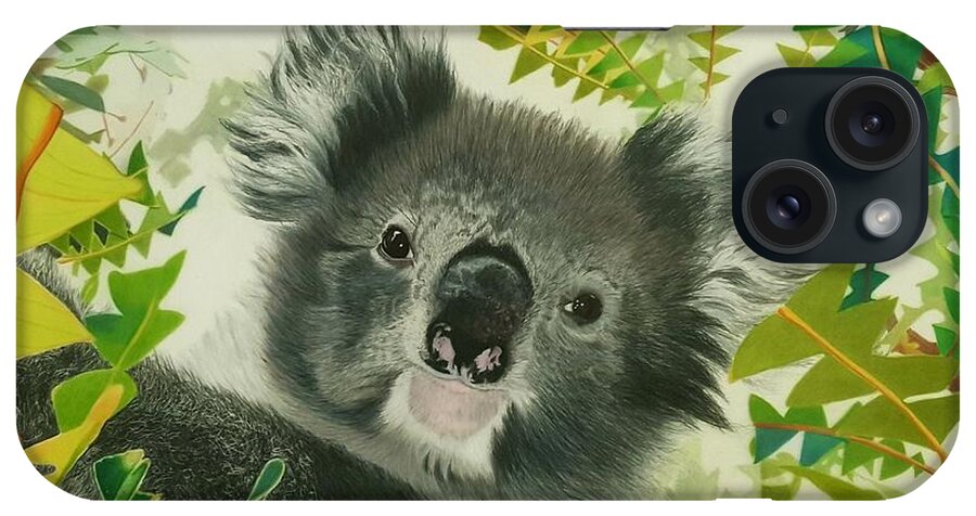 Australia iPhone Case featuring the drawing Koala by Kelly Speros