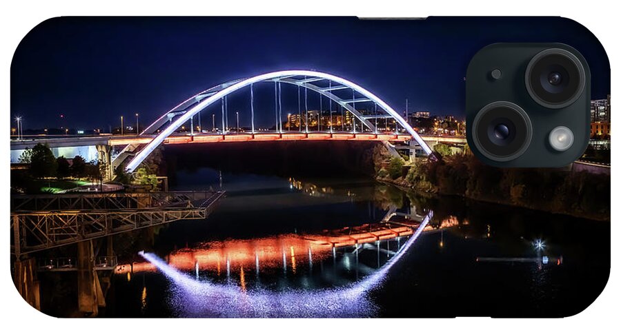 Bridge iPhone Case featuring the photograph Korean War Veterans Memorial Bridge by Susan Rissi Tregoning