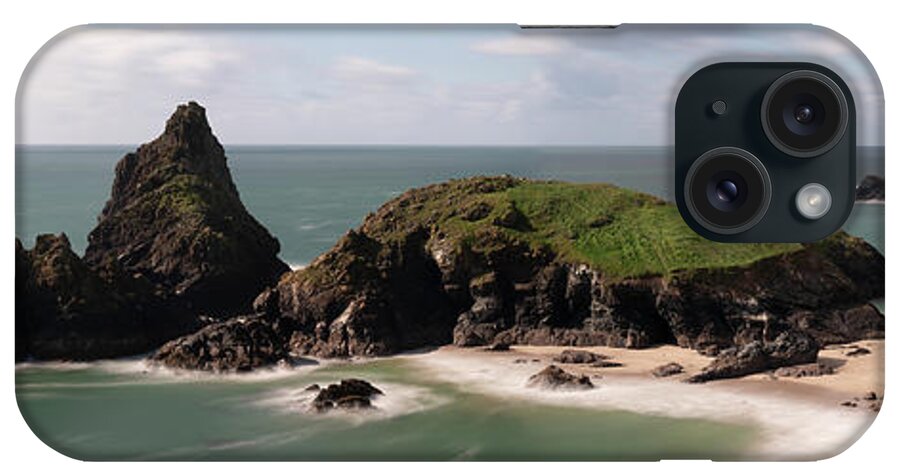 Cornwall iPhone Case featuring the photograph Kynance Cove Cornwall Coast Lizard Point by Sonny Ryse