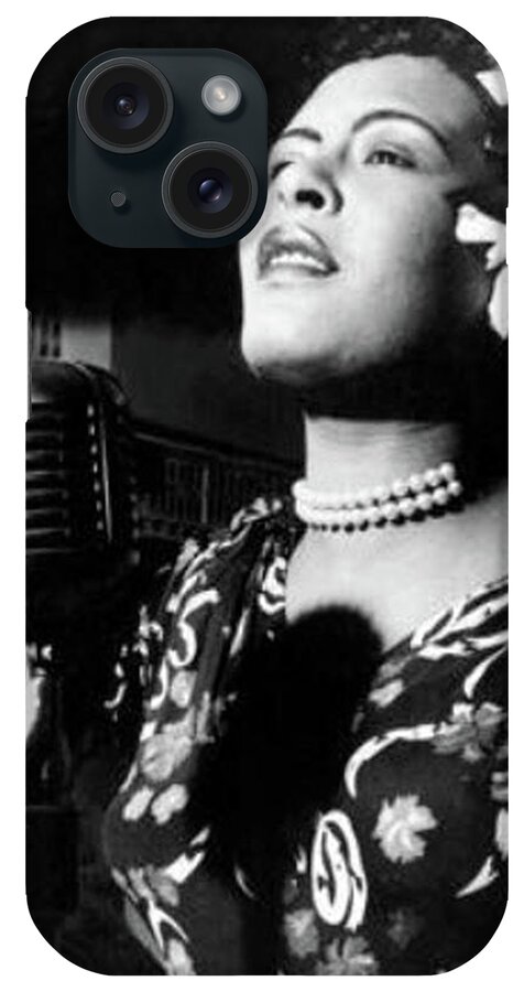 Billie Holiday iPhone Case featuring the photograph Lady Day Billie Holiday by Imagery-at- Work