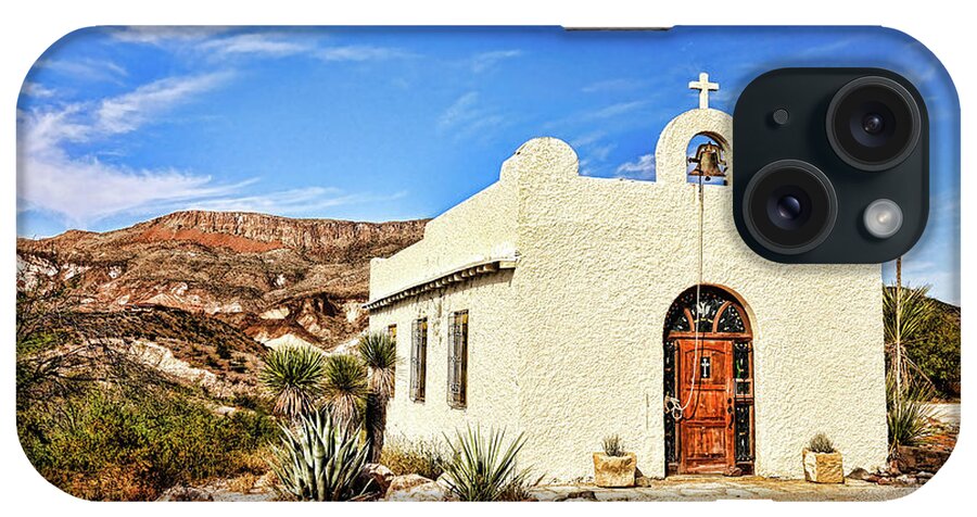 Lajitas iPhone Case featuring the photograph Lajitas Chapel 3 by Judy Vincent