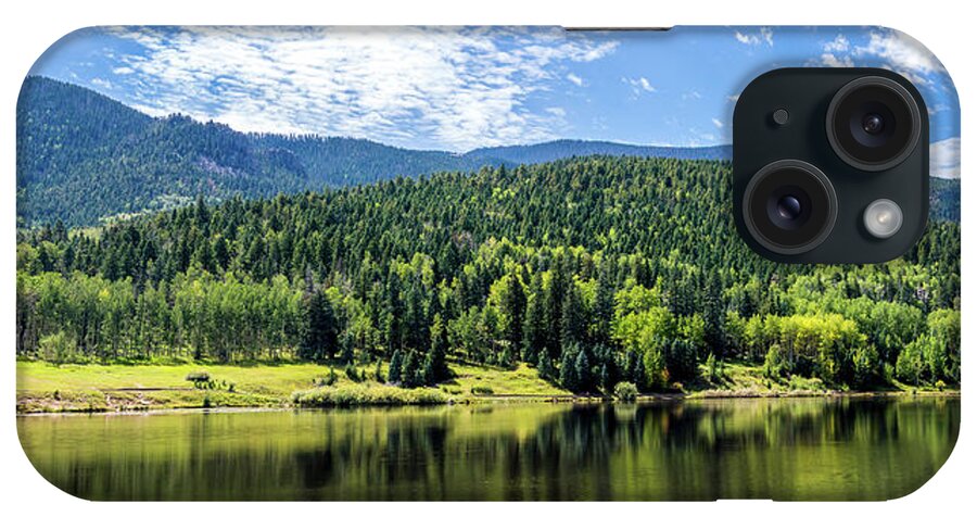 Colorado iPhone Case featuring the photograph Lake Isabel Colorado Panorama by Debra Martz
