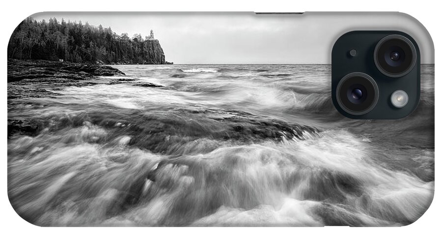 Lake Superior iPhone Case featuring the photograph Lake Superior Spring Gale 2 by Matt Hammerstein