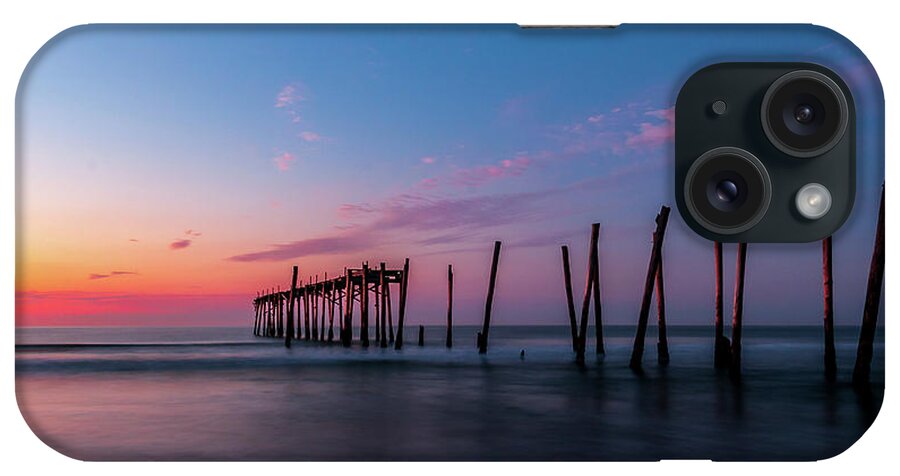 59th Pier iPhone Case featuring the photograph Landscape Ocean Sunrise by Louis Dallara