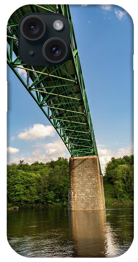 Photographs iPhone Case featuring the photograph Landscape Photography - Milford PA Bridge by Amelia Pearn