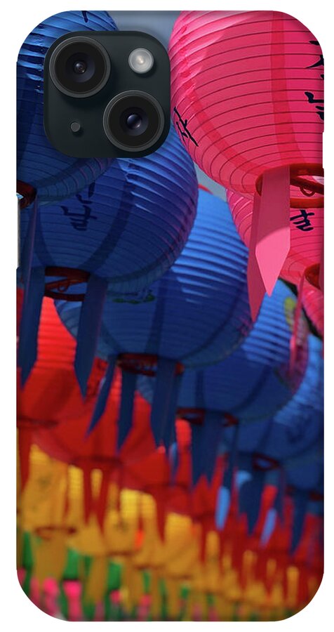 Buddhist iPhone Case featuring the photograph Lanterns by Rebecca Caroline Photography