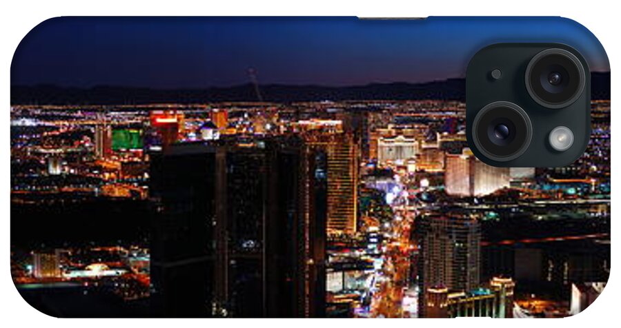 City iPhone Case featuring the photograph Las Vegas Nevada. by Songquan Deng