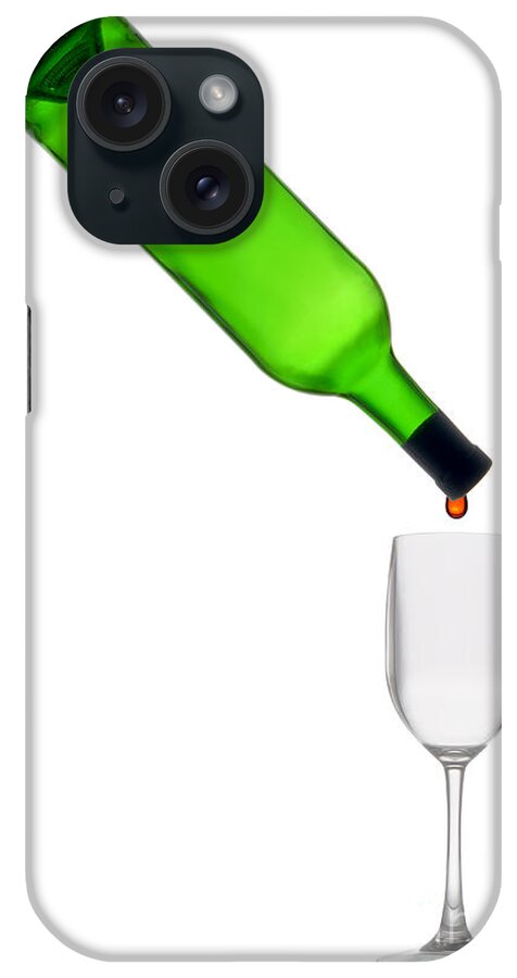 Empty iPhone Case featuring the photograph Last Drop of Wine by Olivier Le Queinec