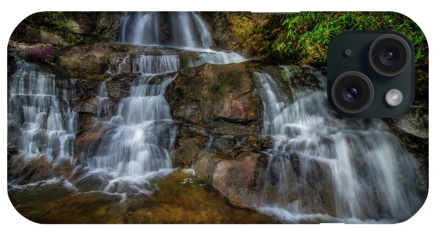 Laurel Falls iPhone Case featuring the photograph Laurel Falls in Great Smoky Mountains by Shelia Hunt
