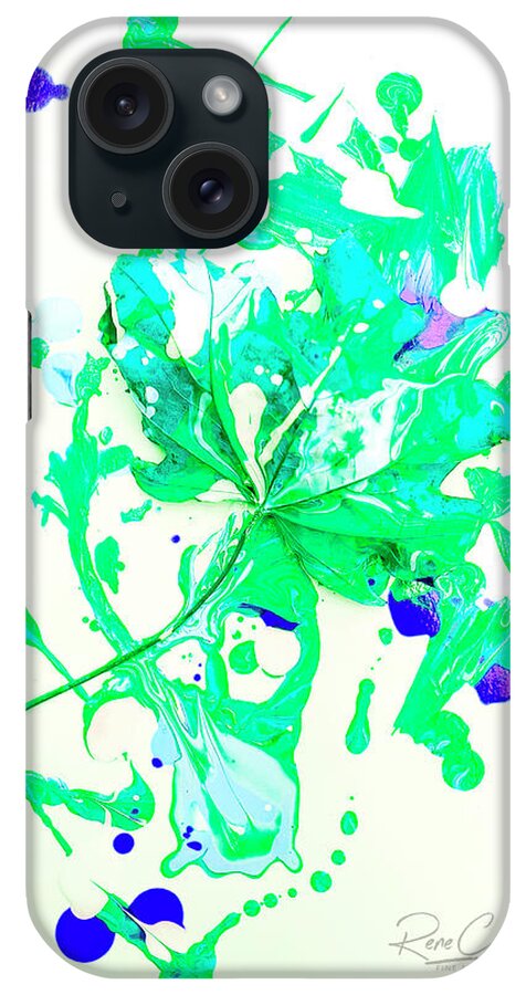 Leaf iPhone Case featuring the photograph Leaf Incognito by Rene Crystal