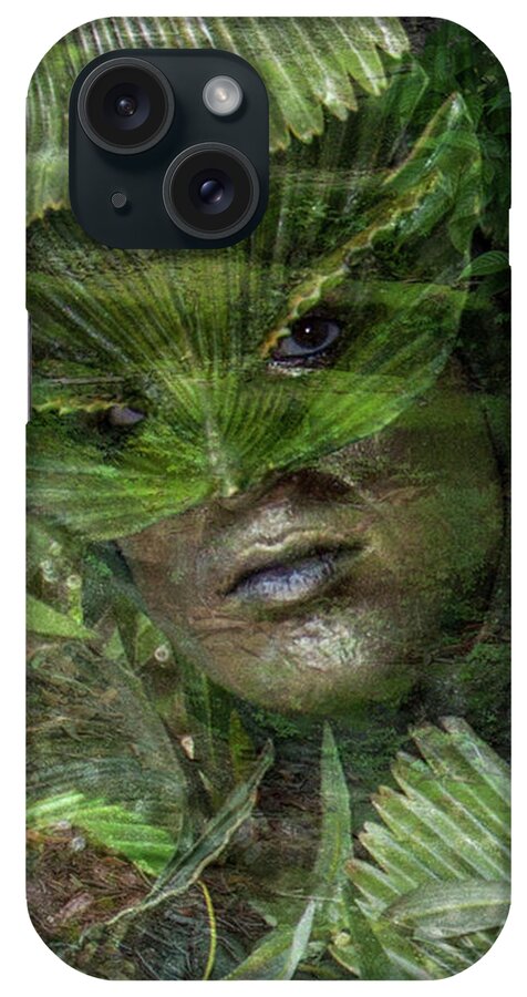 Nature iPhone Case featuring the photograph Leafman by Shara Abel