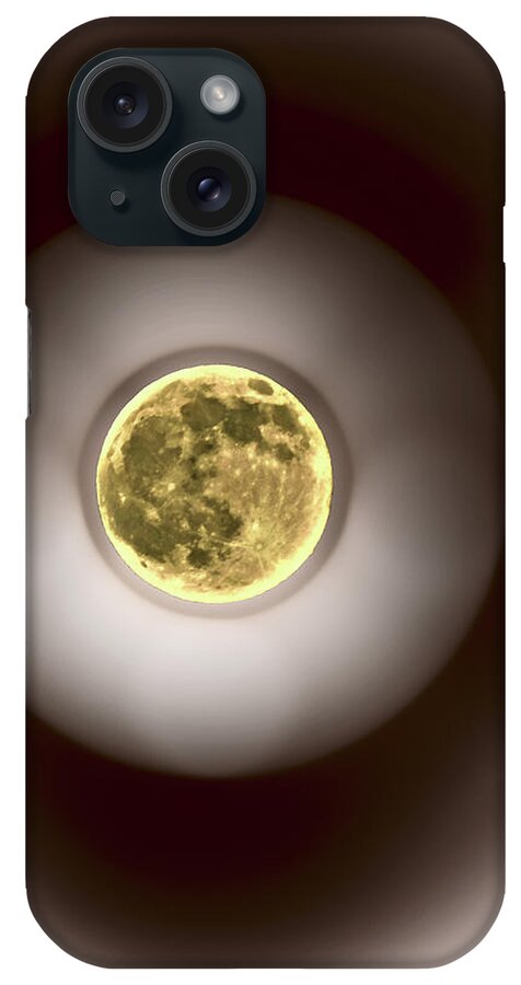 Moon iPhone Case featuring the photograph Leo Full Moon by Carl Moore
