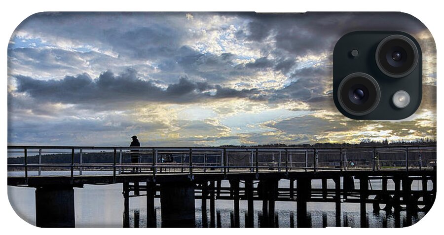 Photography iPhone Case featuring the photograph Let Me Meet You On The Pier Jurmala/ Special Feature in Camera Art group by Aleksandrs Drozdovs
