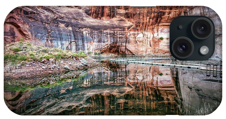Lake Powell iPhone Case featuring the photograph Levitating Pathway to Rainbow Bridge by Bradley Morris