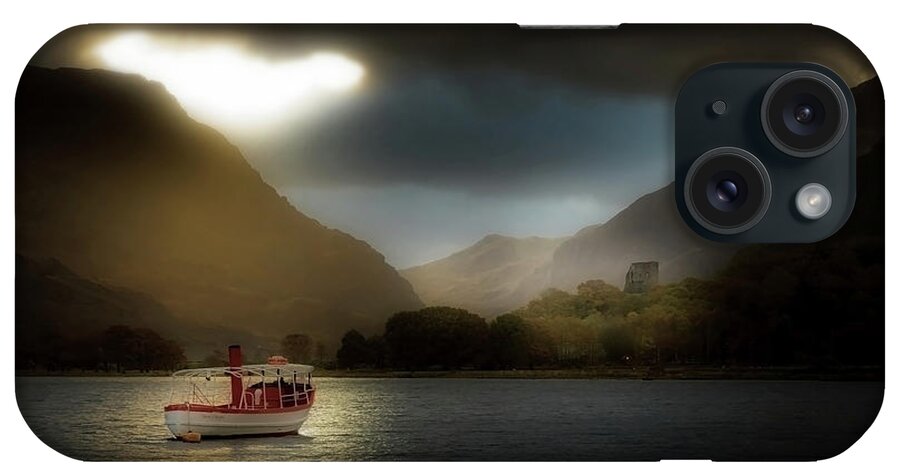 Wales iPhone Case featuring the digital art Light from the sky by Remigiusz MARCZAK