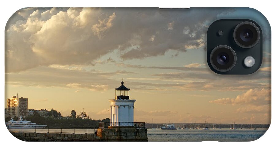 Bug Light iPhone Case featuring the photograph Lighthouse in the evening by Kevin Shields