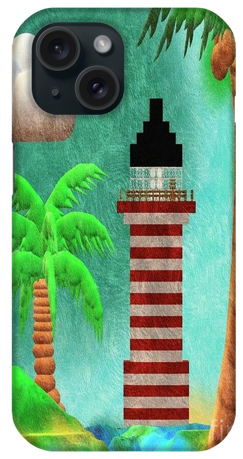  iPhone Case featuring the photograph Lighthouse Journal by Gena Livings