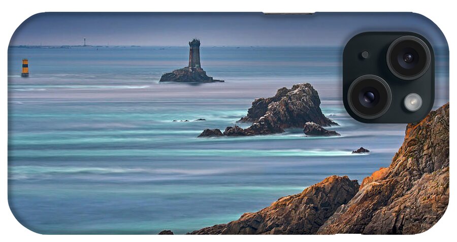 Pointe Du Raz iPhone Case featuring the photograph Lighthouse La Vieille, Brittany by Arterra Picture Library