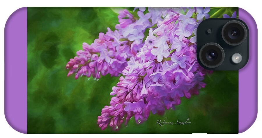 Lilac iPhone Case featuring the photograph Lilacs by Rebecca Samler