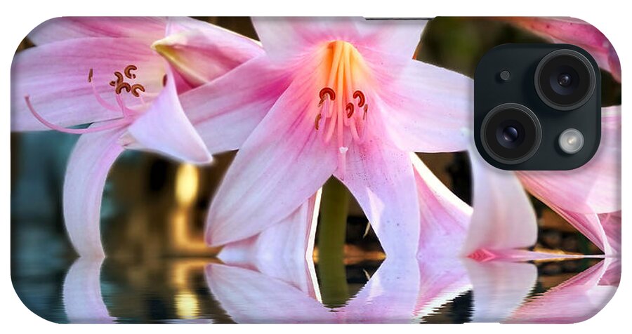 Flowers iPhone Case featuring the photograph Lilies in Water by David Zumsteg