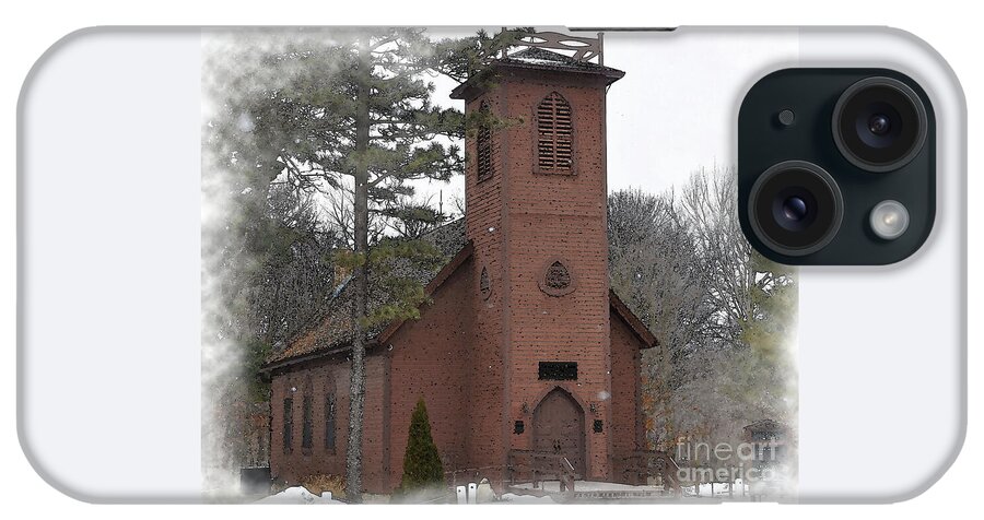  iPhone Case featuring the digital art Little Brown Church In The Vale by Kirt Tisdale