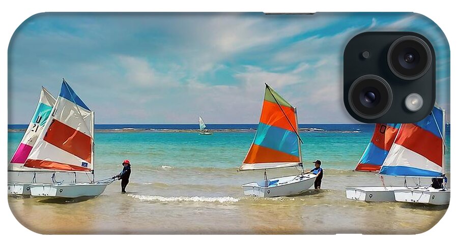 Sea iPhone Case featuring the photograph Little Navy by Meir Ezrachi