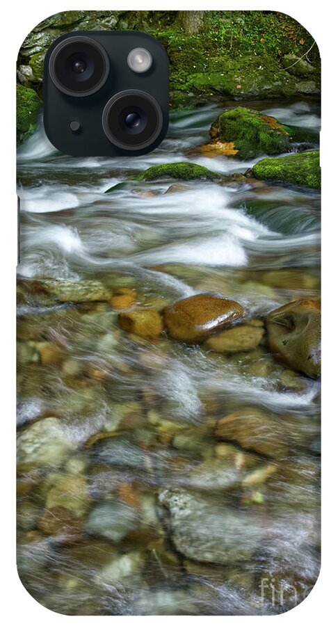 Smokies iPhone Case featuring the photograph Little River Rapids 12 by Phil Perkins
