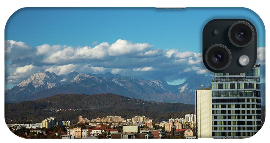 Ljubljana iPhone Case featuring the photograph Ljubljana to Kamnik Alps by Ian Middleton