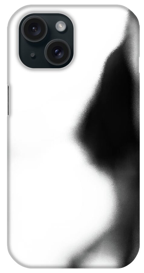 Lonely Man iPhone Case featuring the photograph Lonely Man - Black and White by Al Fio Bonina